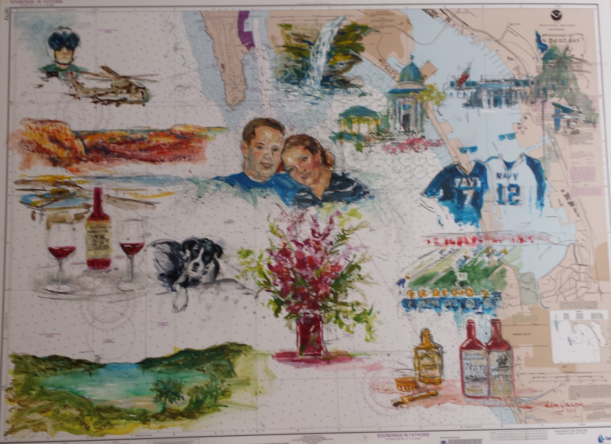 SAMANTHA 2 WEDDING on CHART SAN DIEGO NAVAL ACAD